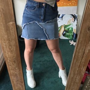 Ella Moss multi-wash jean skirt!